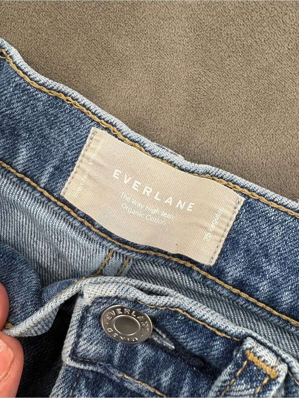 EVERLANE Classic Light Blue Women's Straight-Leg Jeans size 25 Fall Ready